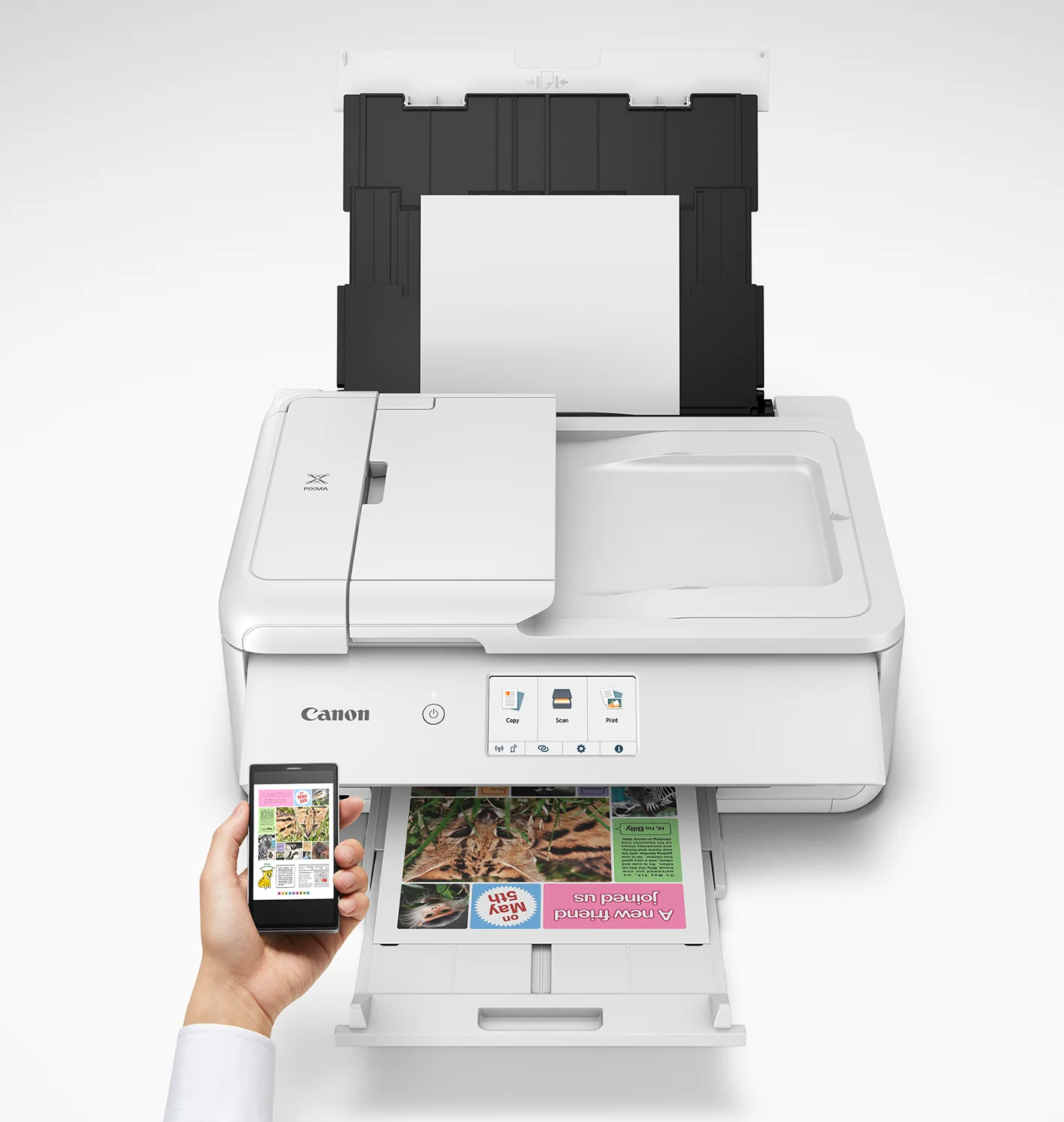 Canon PIXMA TS9521C Crafter's All-In-One Printer (White) - Image 9