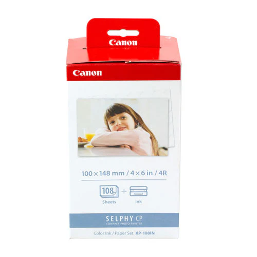 Canon KP-108IN Color Ink / 108 Sheet 4x6 Paper Set - Image 2