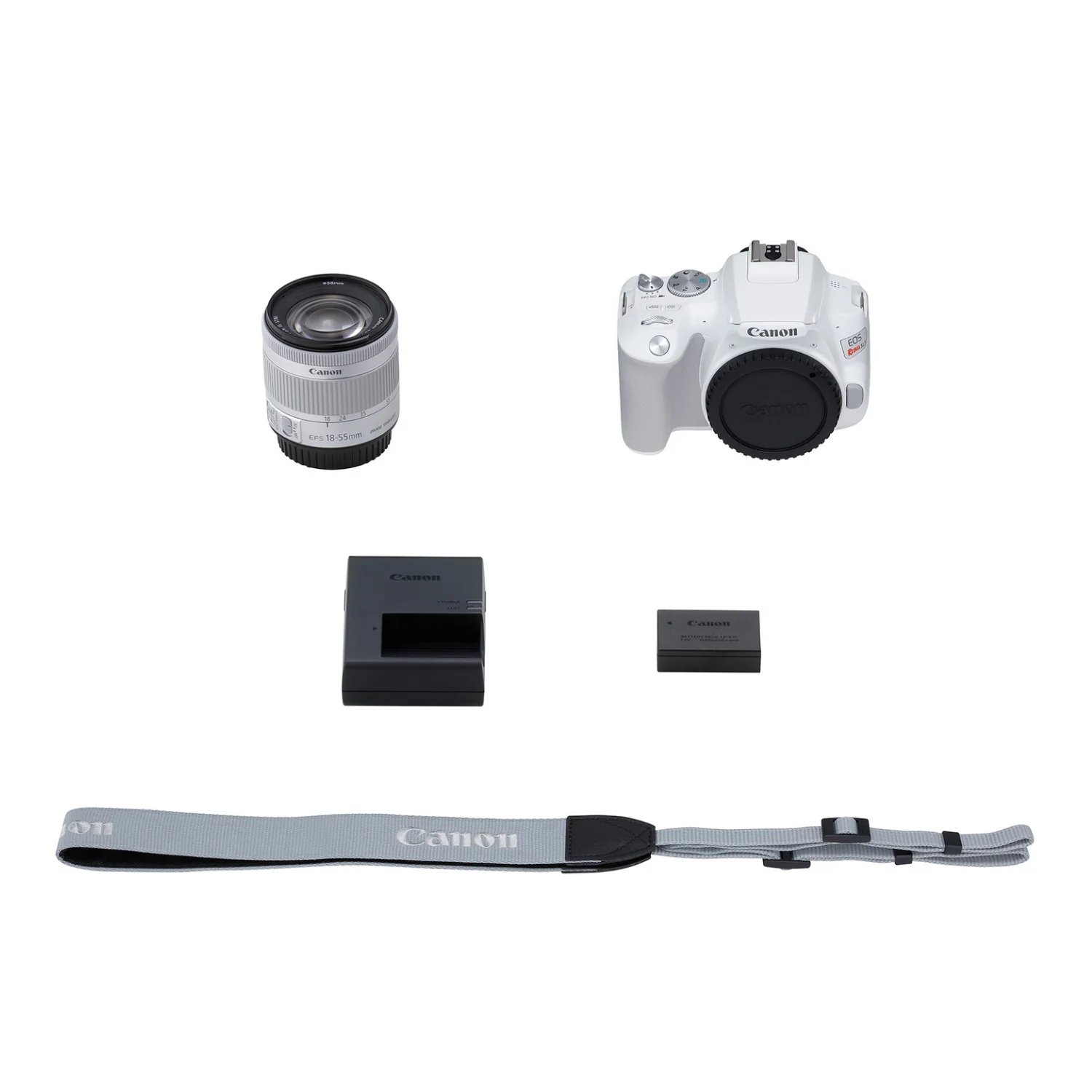 Canon EOS Rebel SL3 DSLR Camera with EF-S 18-55mm f/4-5.6 IS STM Lens (White) - Image 10