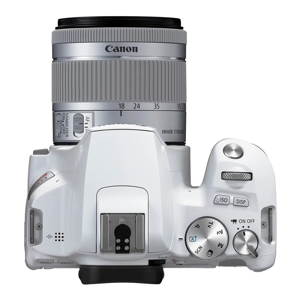 Canon EOS Rebel SL3 DSLR Camera with EF-S 18-55mm f/4-5.6 IS STM Lens (White) - Image 2