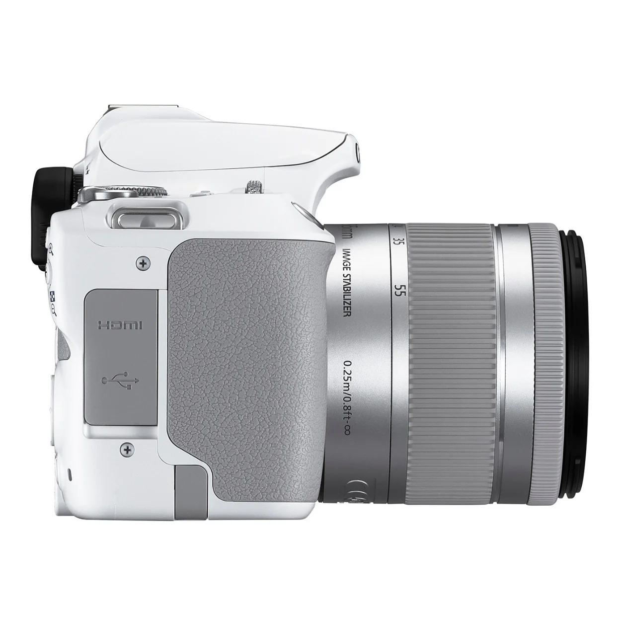 Canon EOS Rebel SL3 DSLR Camera with EF-S 18-55mm f/4-5.6 IS STM Lens (White) - Image 3