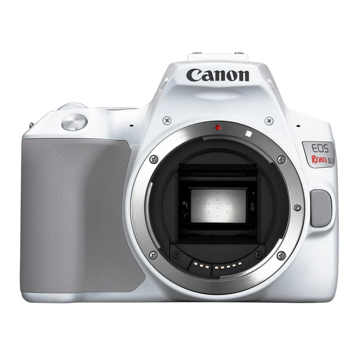 Canon EOS Rebel SL3 DSLR Camera with EF-S 18-55mm f/4-5.6 IS STM Lens (White) - Image 9
