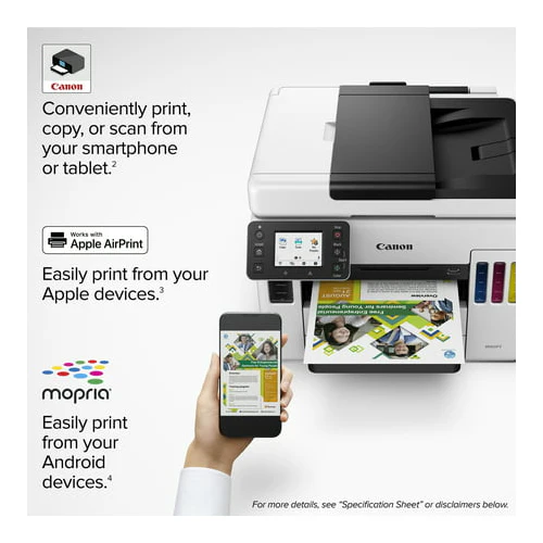 Canon Maxify GX7021 Wireless MegaTank All-In-One Color Printer - Image 8