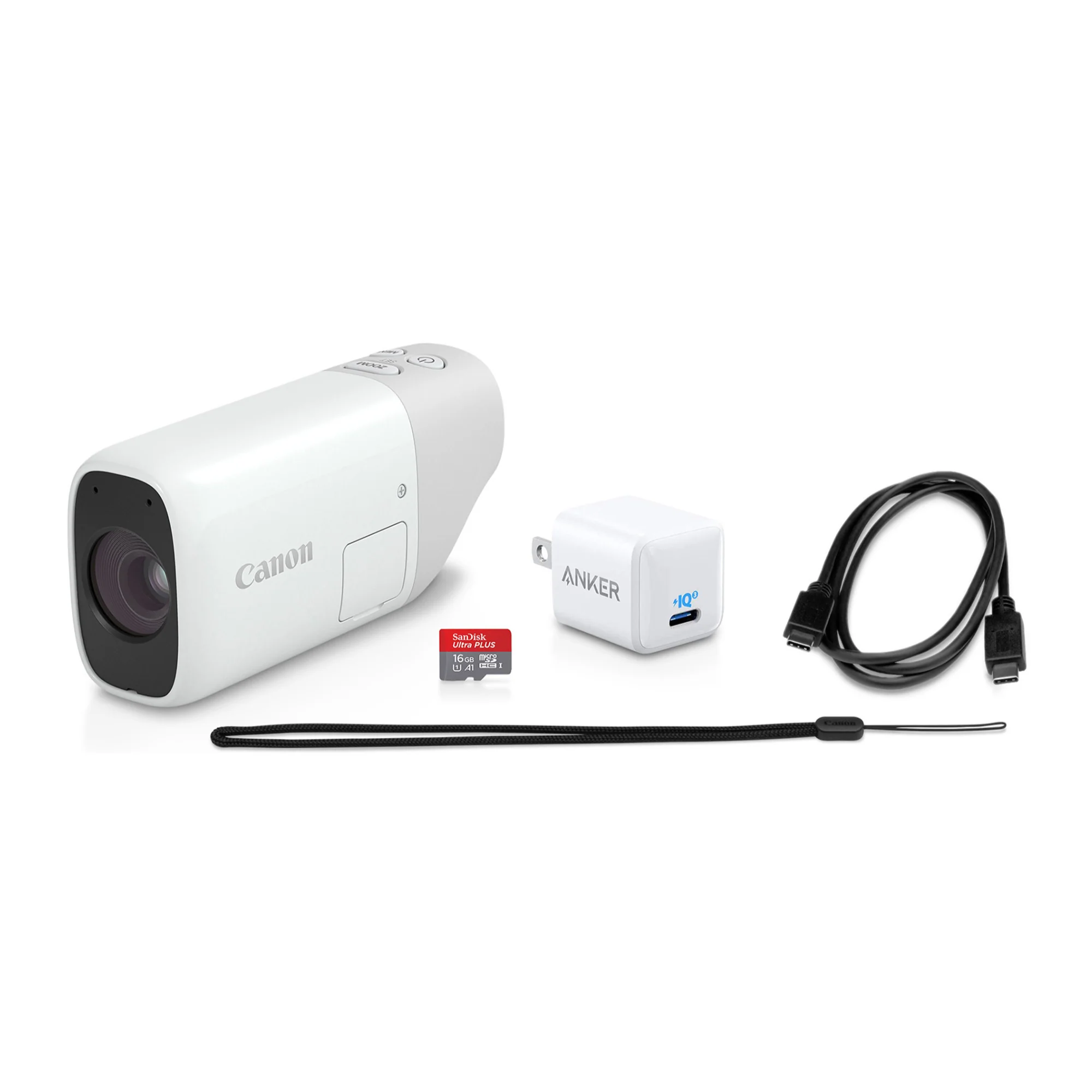 Canon ZOOM Digital Monocular with USB Charger and microSD Card (White) - Image 8