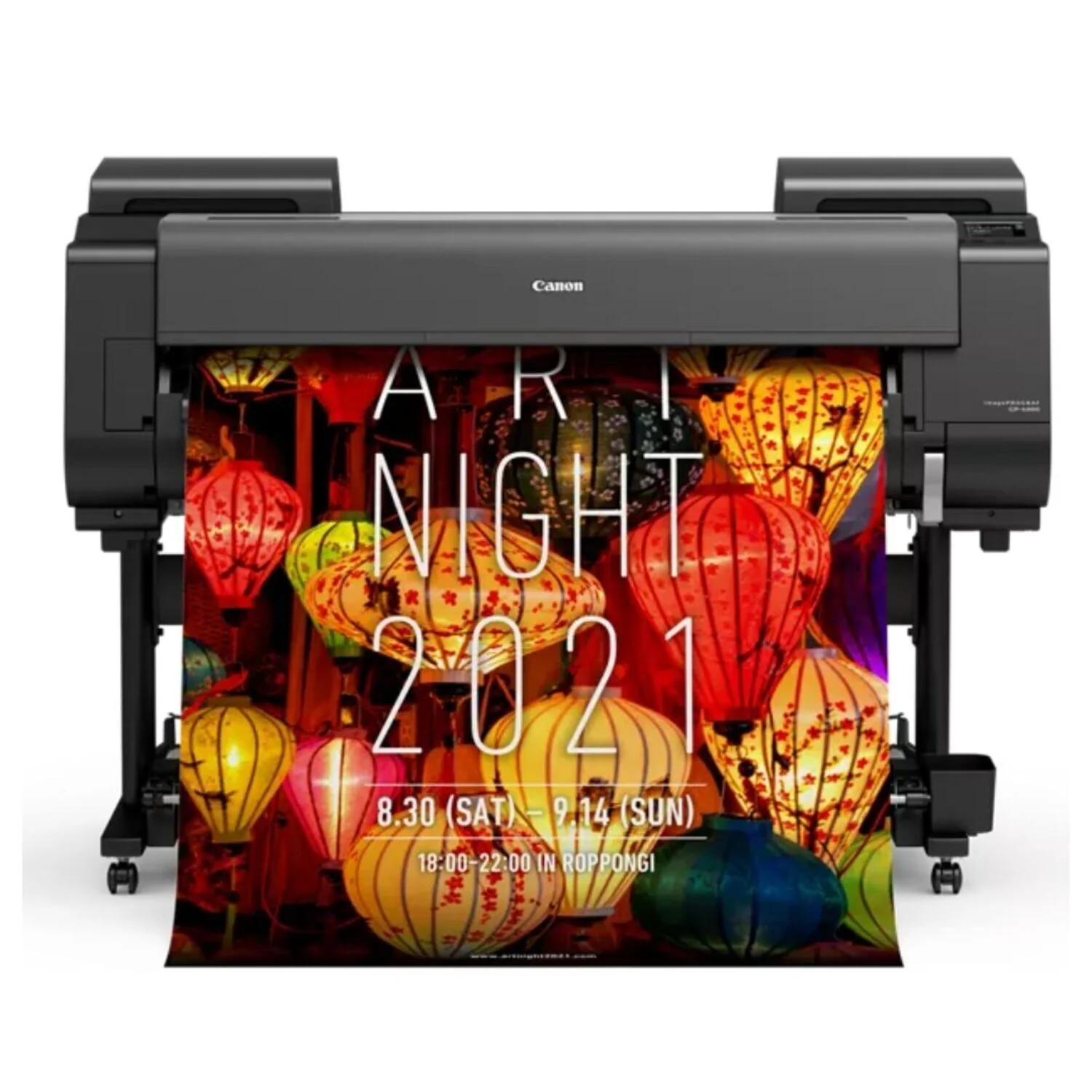 Canon imagePROGRAF GP-4000 44-Inch 10-Color Plus Fluorescent Pink Ink Large Format Printer - Image 3