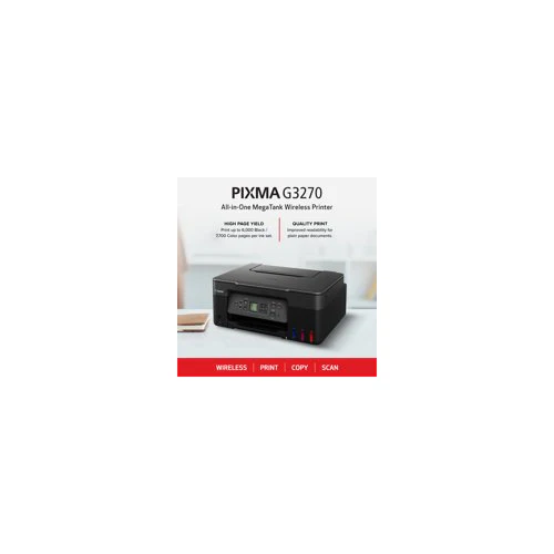 Canon PIXMA G3270 MegaTank All-in-One Wireless Color Printer with Integrated Ink Tanks (Black) - Image 15