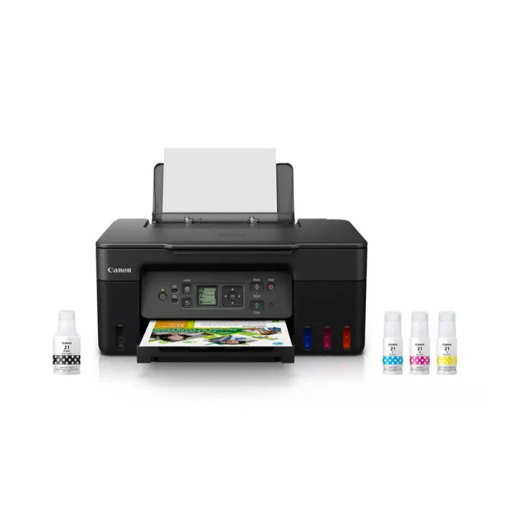 Canon PIXMA G3270 MegaTank All-in-One Wireless Color Printer with Integrated Ink Tanks (Black) - Image 2