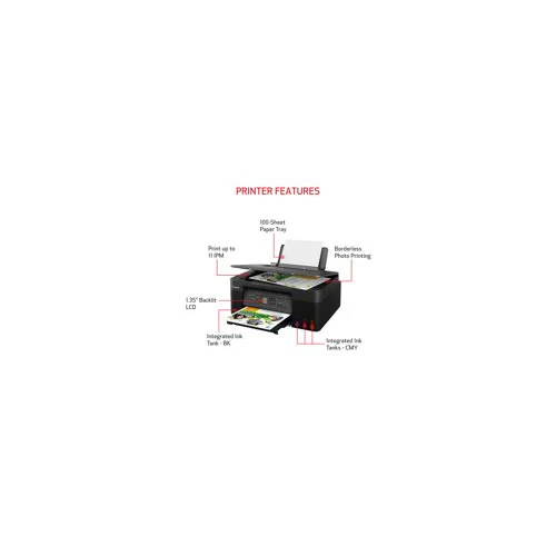 Canon PIXMA G3270 MegaTank All-in-One Wireless Color Printer with Integrated Ink Tanks (Black) - Image 21