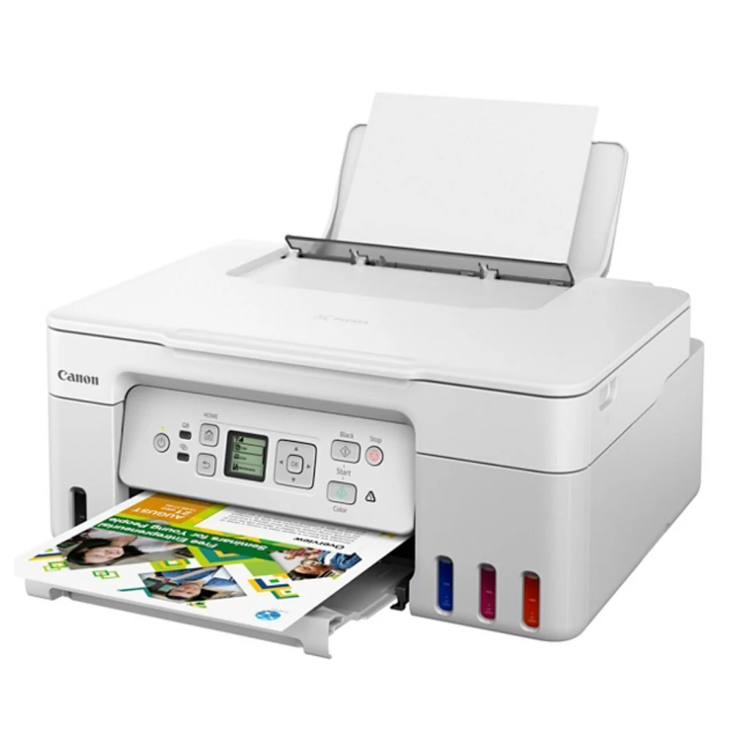 Canon PIXMA G3270 MegaTank All-in-One Wireless Inkjet Color Printer (White) - Image 5