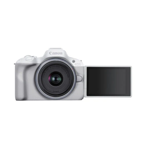 Canon EOS R50 Mirrorless Camera with 18-45mm Lens (White) - Image 6