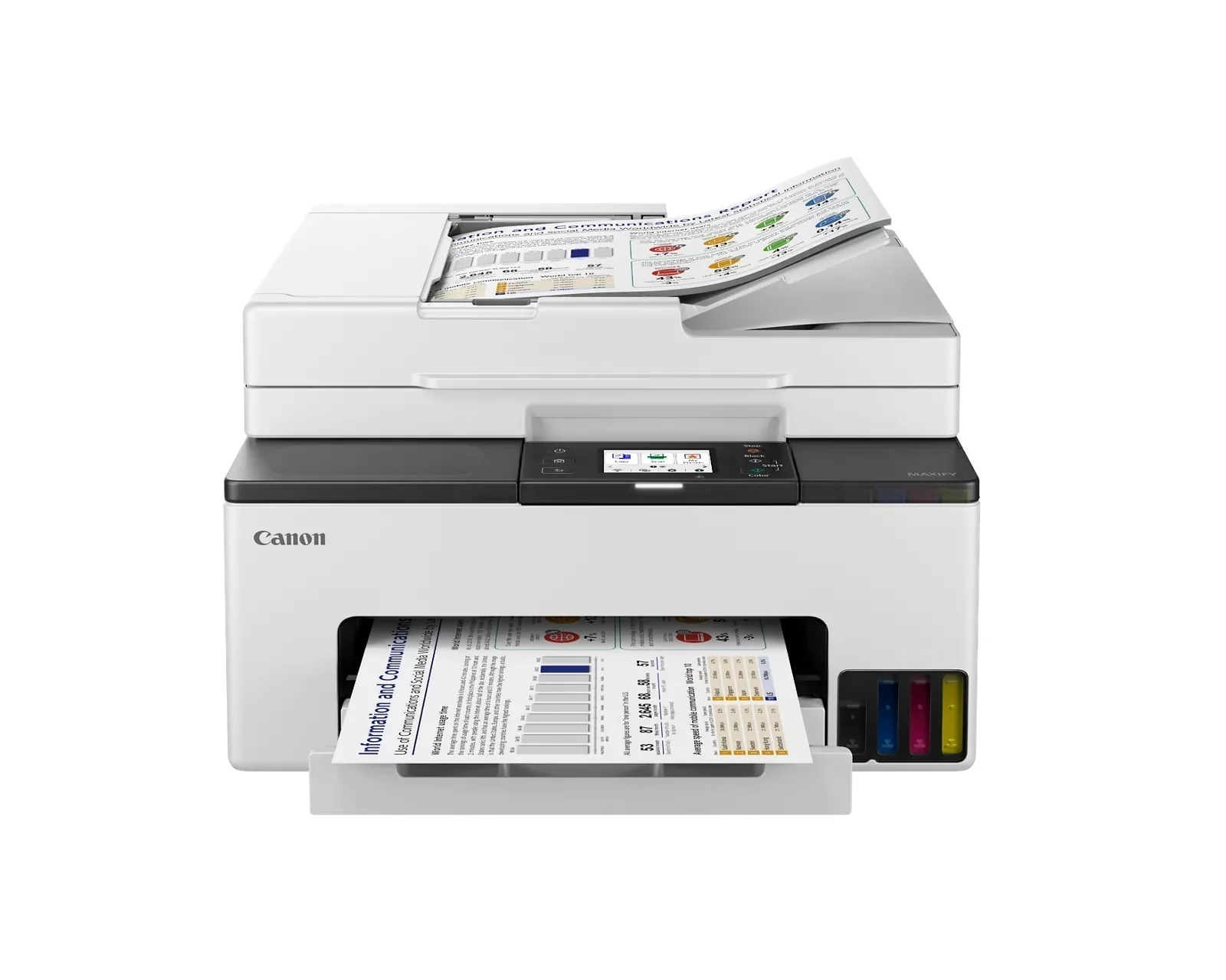 Canon Maxify GX2020 Wireless MegaTank All-In-One Color Inkjet Printer with 2.7-Inch Touchscreen - Image 4