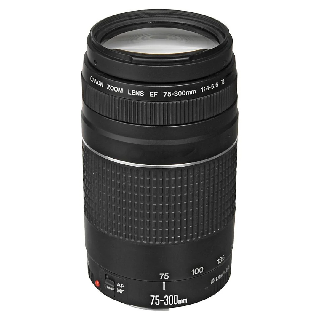 Canon EF 75-300mm f/4-5.6 III Telephoto Zoom Lens (Black) (Certified Refurbished)