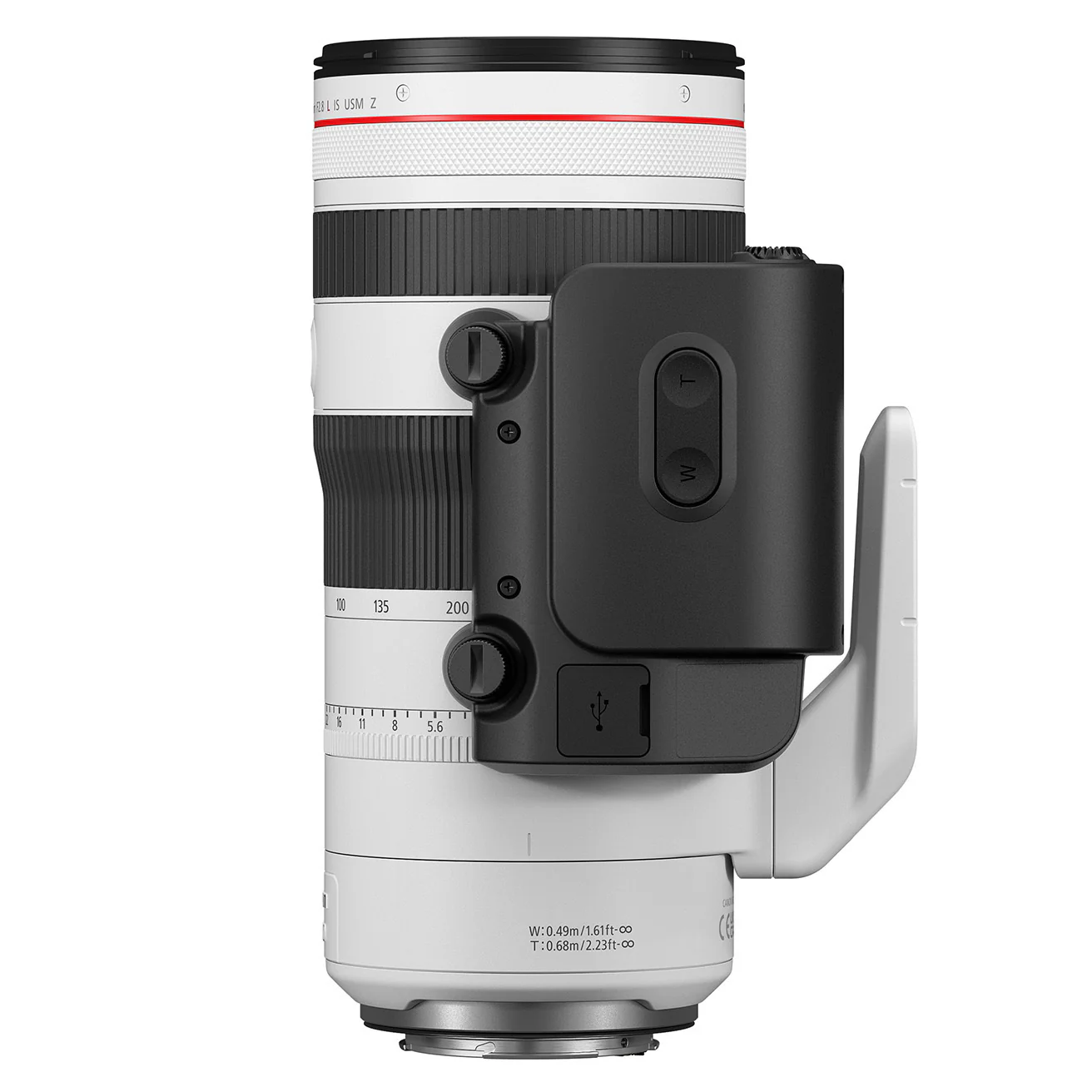 Canon RF 70-200mm f2.8 L IS USM Z Hybrid Zoom Lens with Iris Ring and Nano USM Motors (White) - Image 5