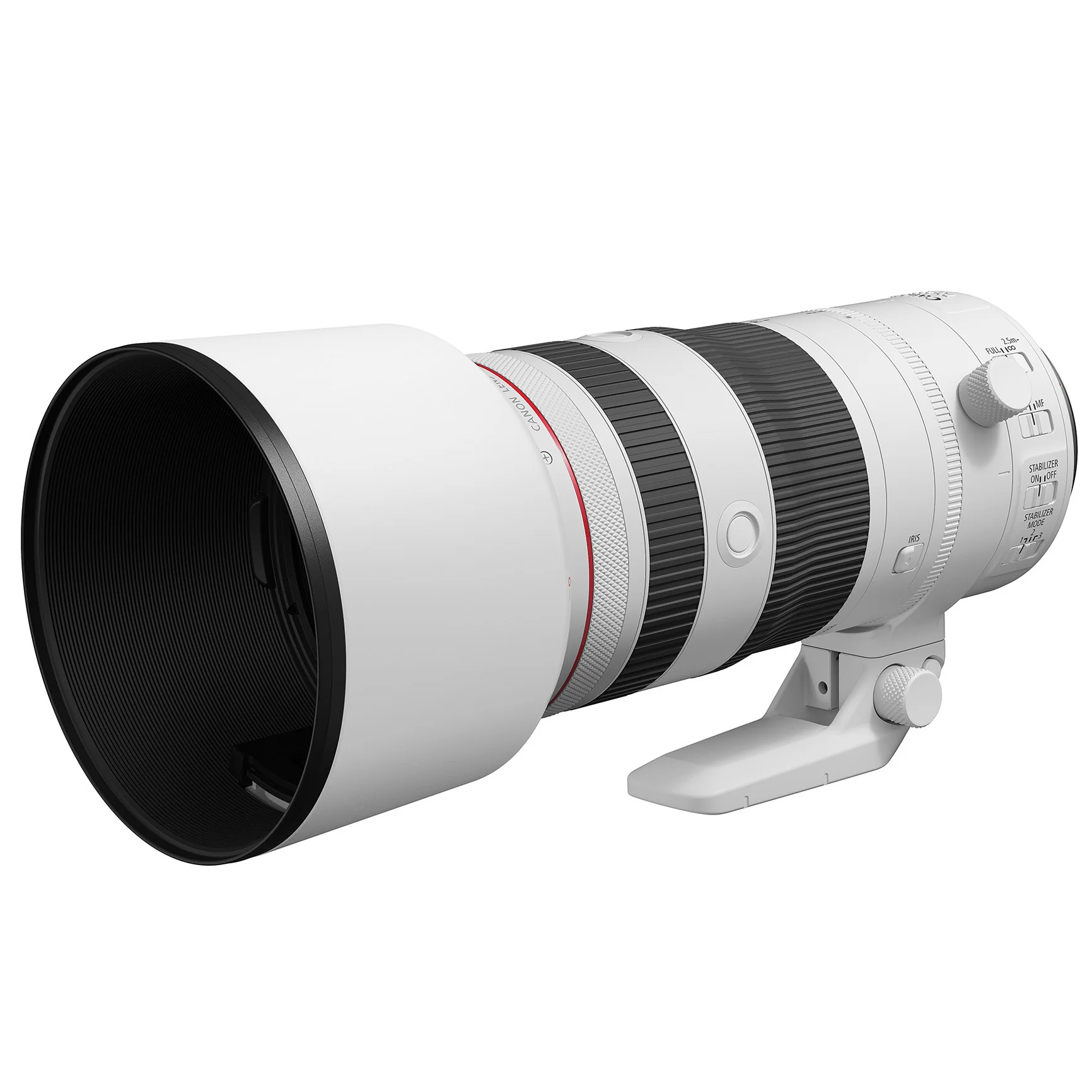Canon RF 70-200mm f2.8 L IS USM Z Hybrid Zoom Lens with Iris Ring and Nano USM Motors (White) - Image 6