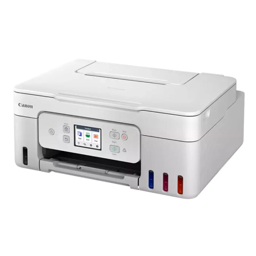 Canon MegaTank PIXMA G3290 Wireless 3-In-1 Printer with 100-Sheet Rear Paper Tray (White) - Image 4