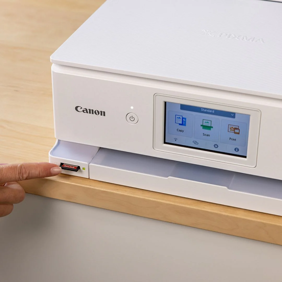 Canon PIXMA TS8820 Wireless 3-In-1 Home Printer with 4.3-Inch Color LCD Touchscreen (White) - Image 7