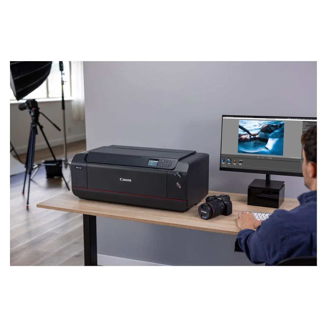 Canon imagePROGRAF PRO-1100 17-Inch Wide Format Printer with Lucia Pro II Ink System (Black) - Image 7