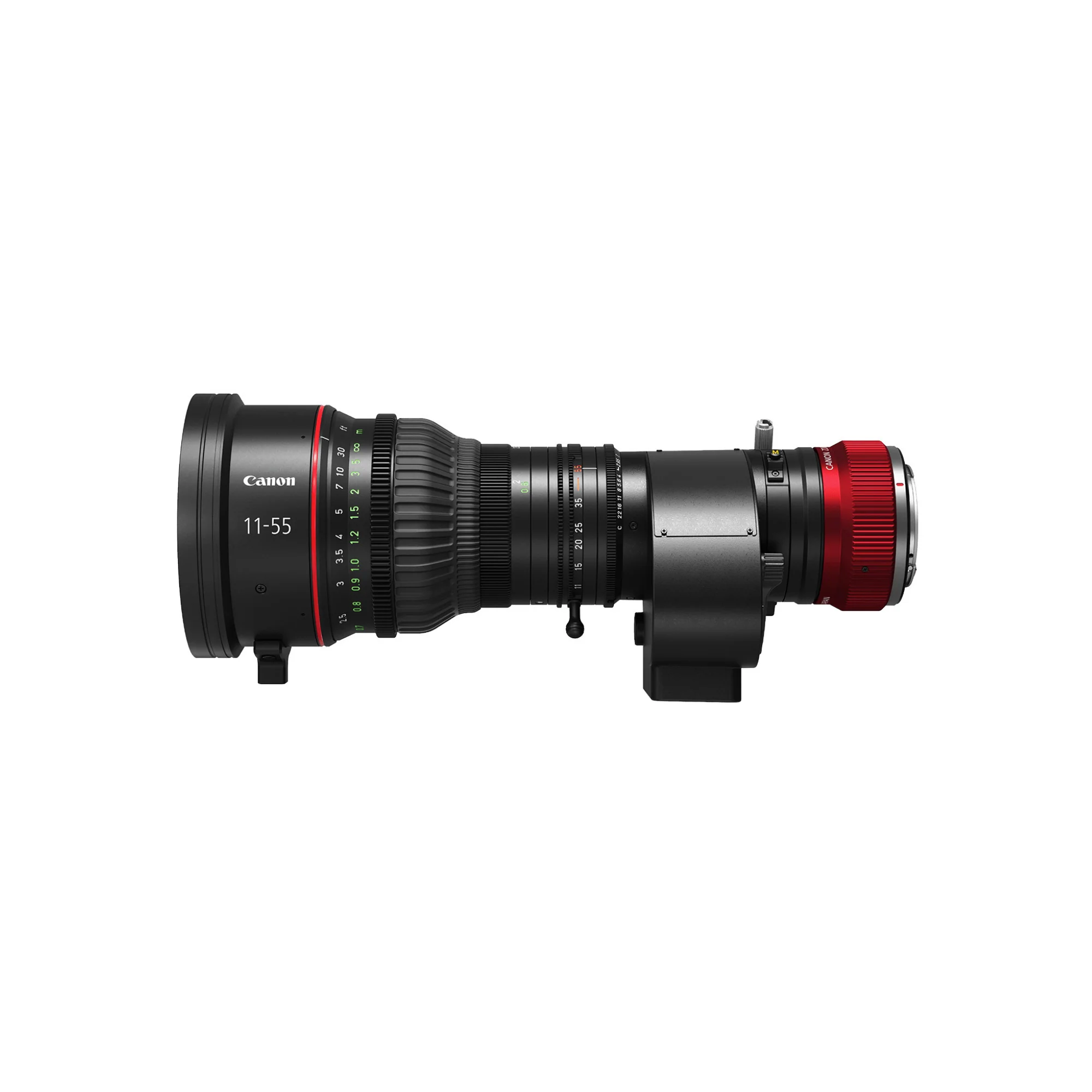 Canon CINE-SERVO 11-55mm T2.95-3.95 Compact-Servo Cine Zoom Lens (Canon RF) - Image 2