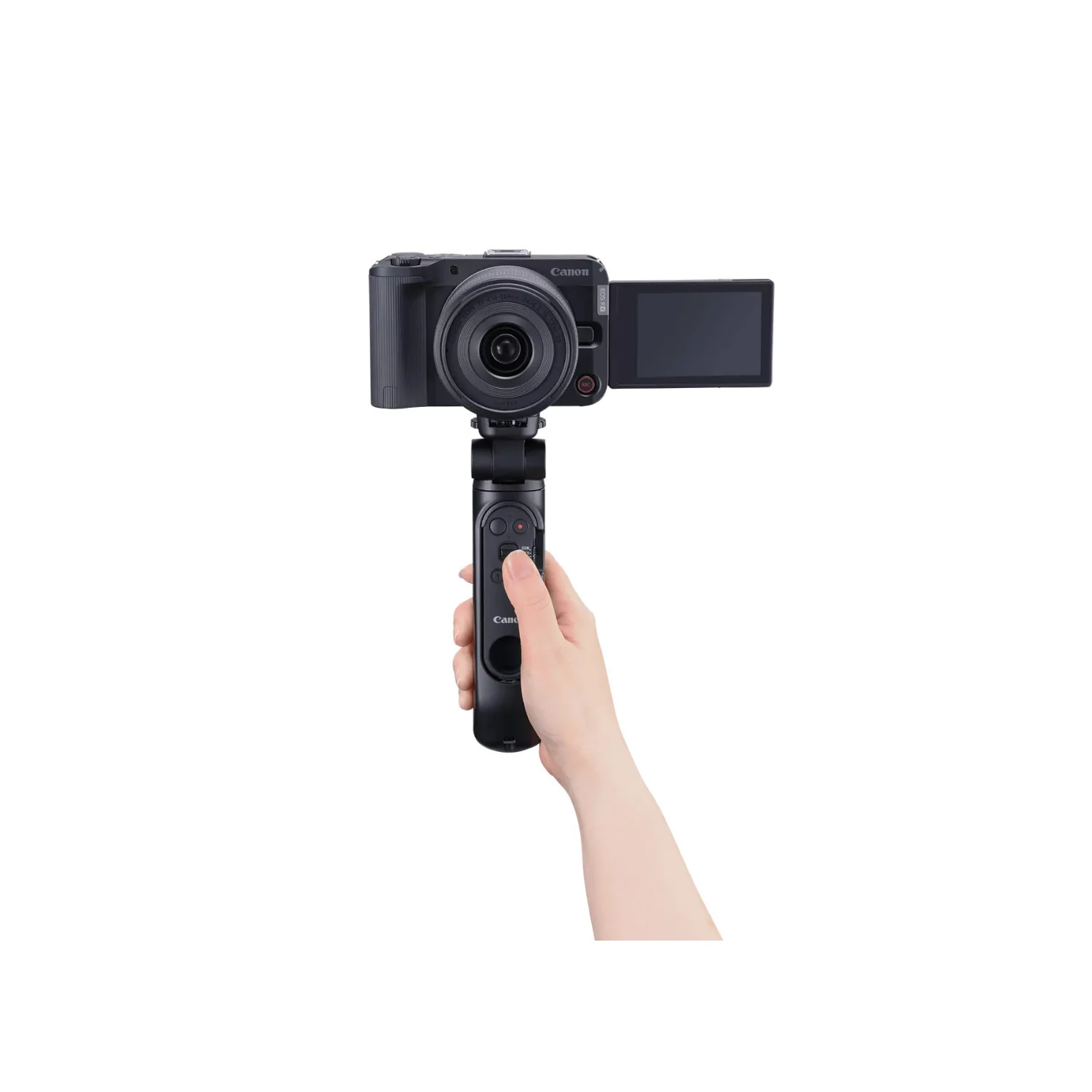 Canon Tripod Grip HG-200TBR with Stereo Microphone and BR-E2 Remote (Black) - Image 7