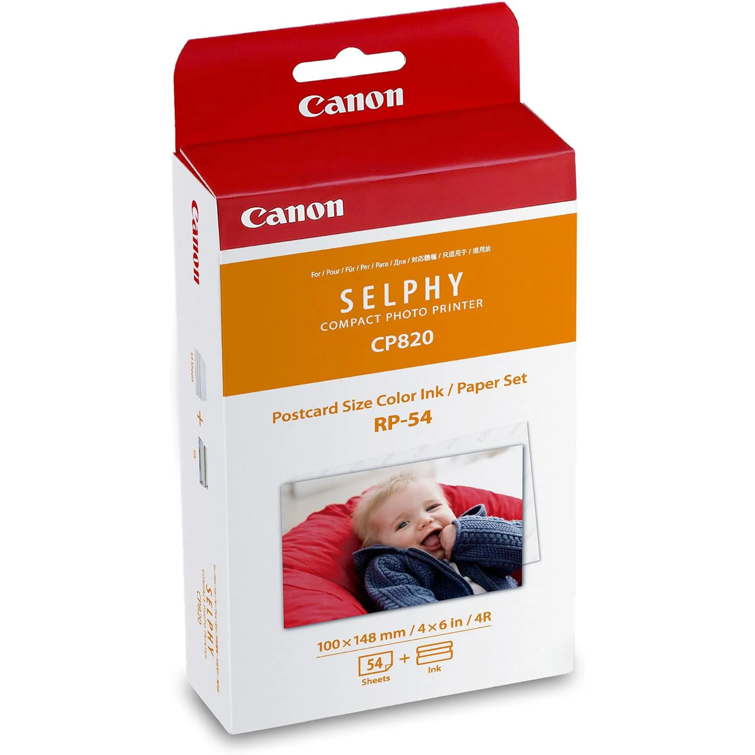 Canon RP-54 High-Capacity Color Ink and Paper Set for SELPHY Portable Printers Smudge-Free Prints - Image 2