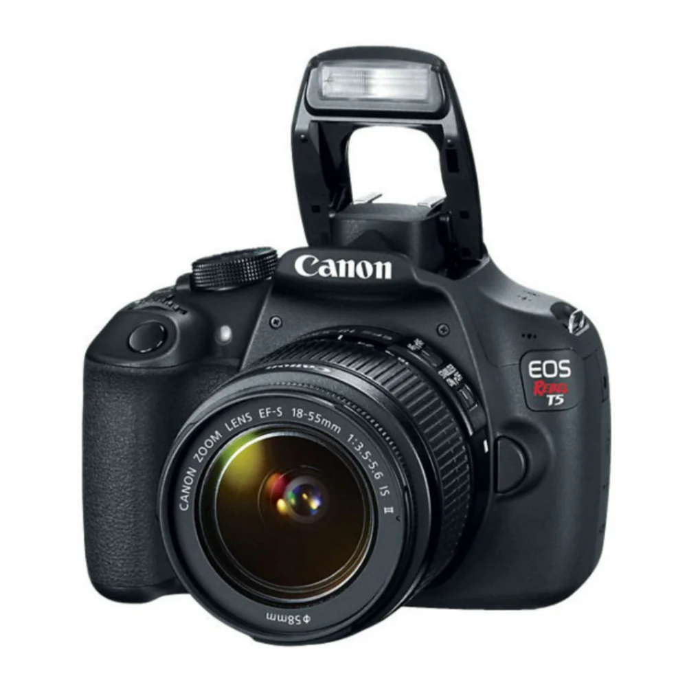 Canon EOS Rebel T5 DSLR Camera with 18-55mm II Lens, 18MP, 3.0" LCD (Black) (Certified Refurbished) - Image 4