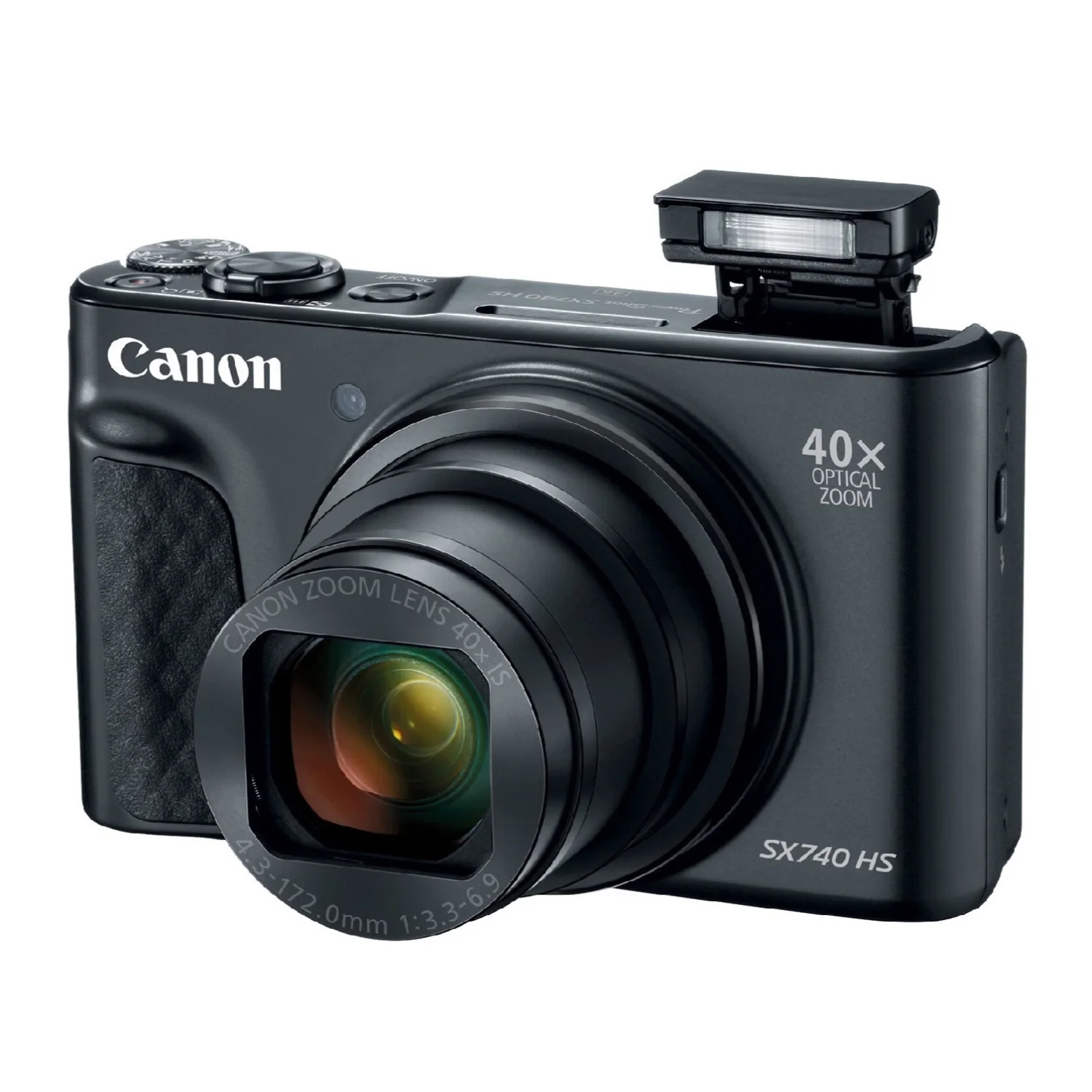 Canon Powershot SX740 HS Digital Camera (Black) with 32GB SD Card and Accessory Bundle - Image 6