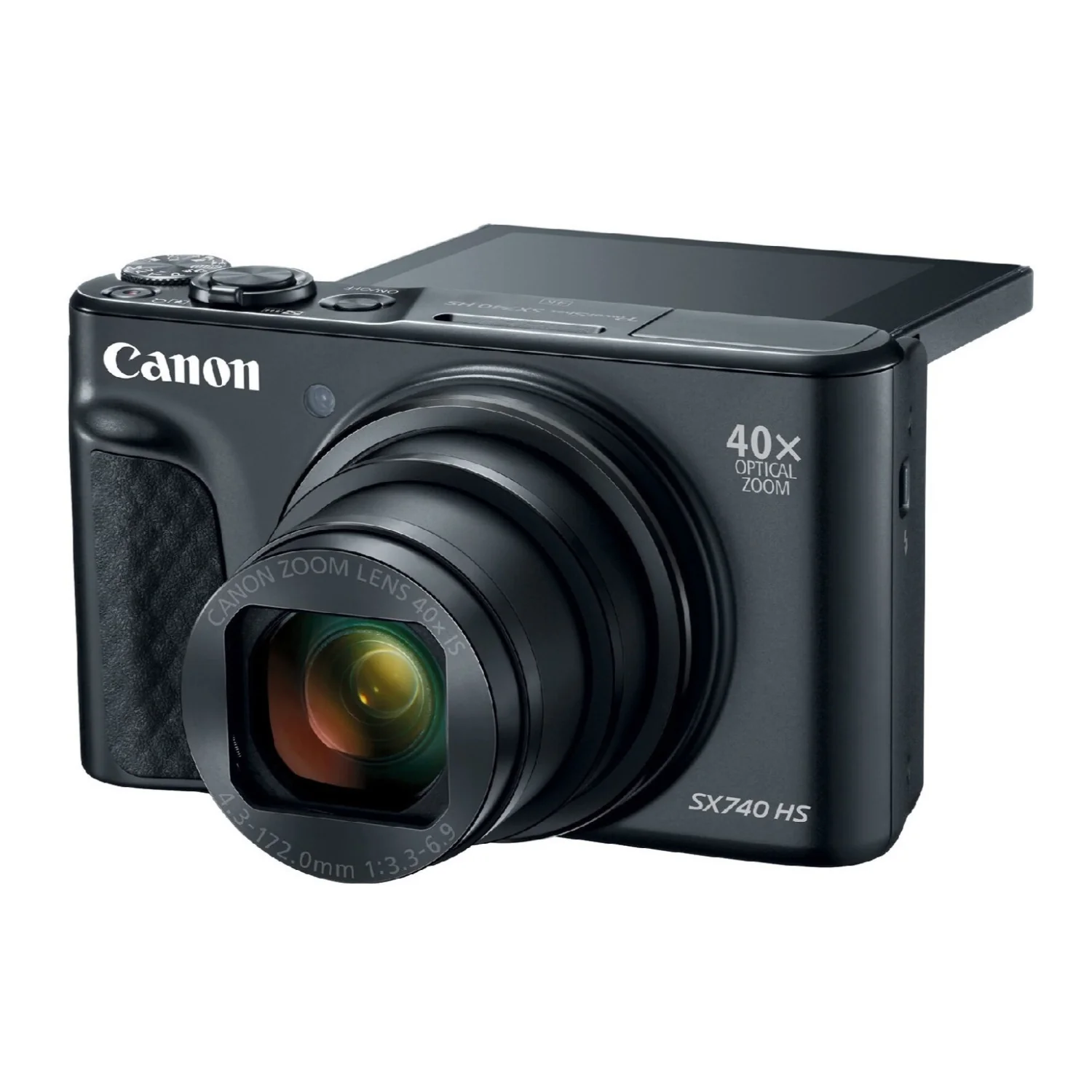 Canon Powershot SX740 HS Digital Camera (Black) with 32GB SD Card and Accessory Bundle - Image 8