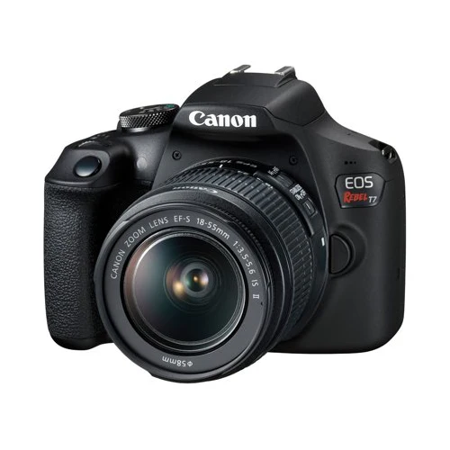 Canon EOS Rebel T7 DSLR Camera with 18-55mm and 75-300mm Lenses Basic Kit - Image 12