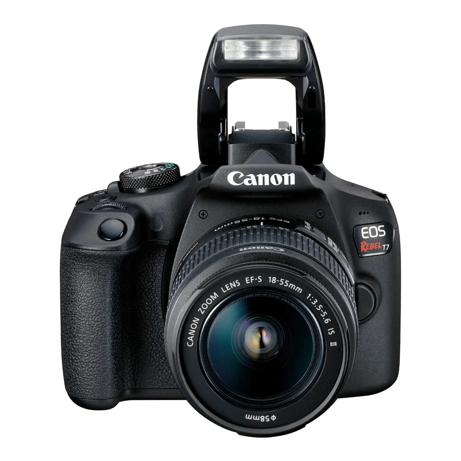 Canon EOS Rebel T7 DSLR Camera with 18-55mm and 75-300mm Lenses Basic Kit - Image 5