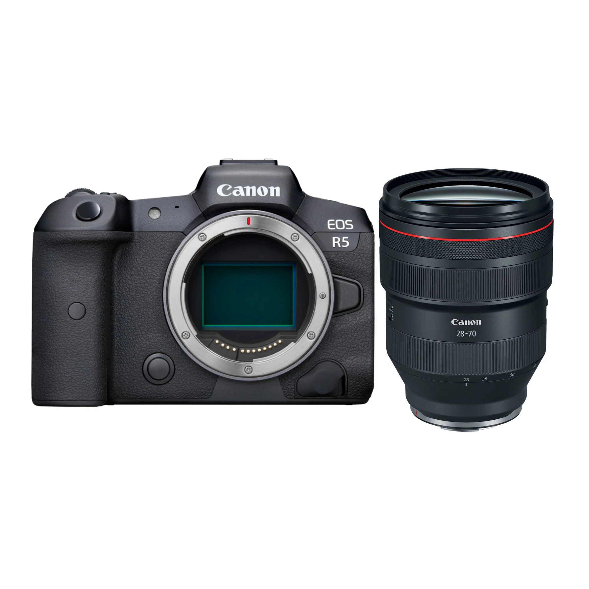 Canon EOS R5 Mirrorless Camera with Canon RF 28-70mm f/2L USM Lens