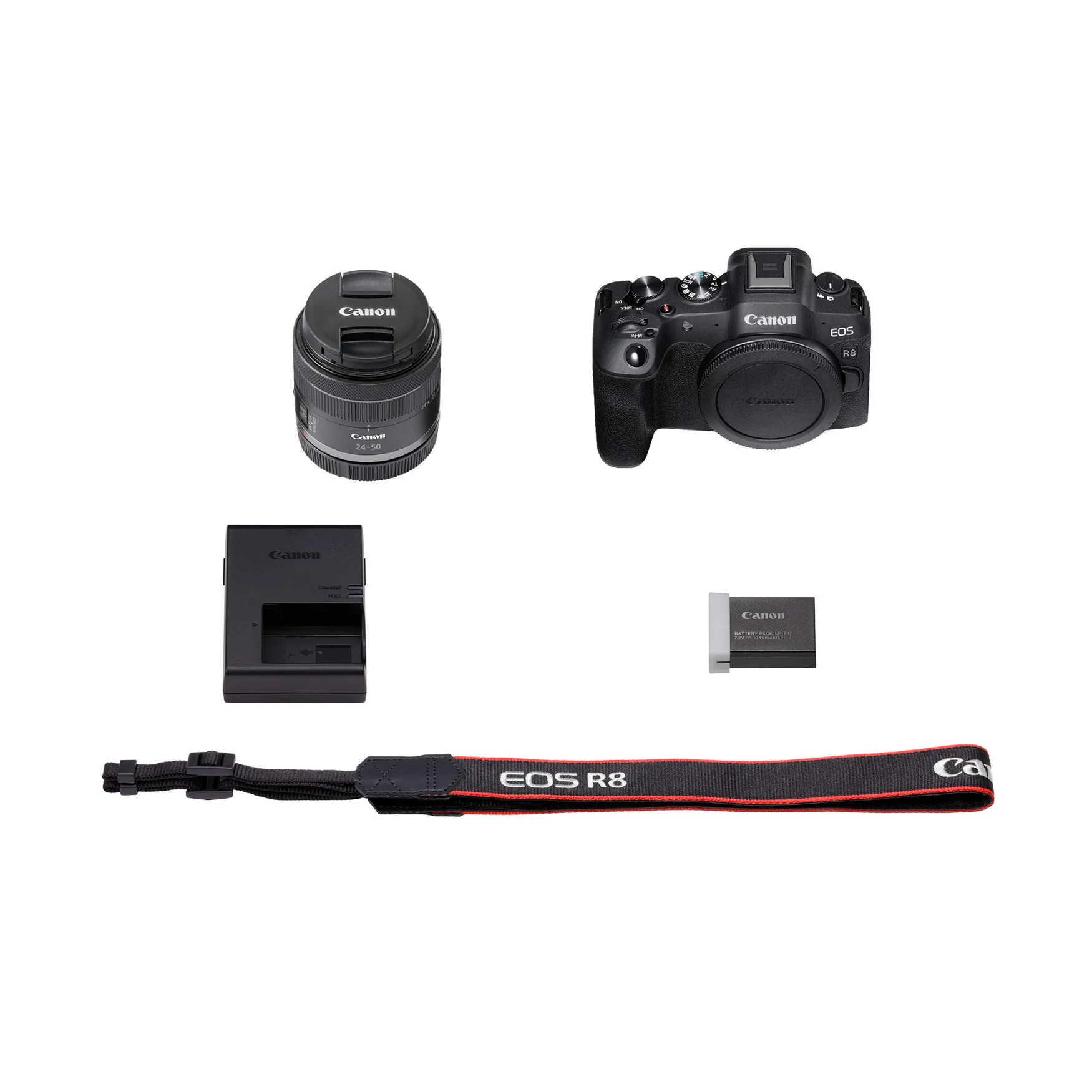 Canon EOS R8 Mirrorless Camera with RF 24-50mm f/4.5-6.3 and RF 50mm f/1.8 Lenses Bundle - Image 11
