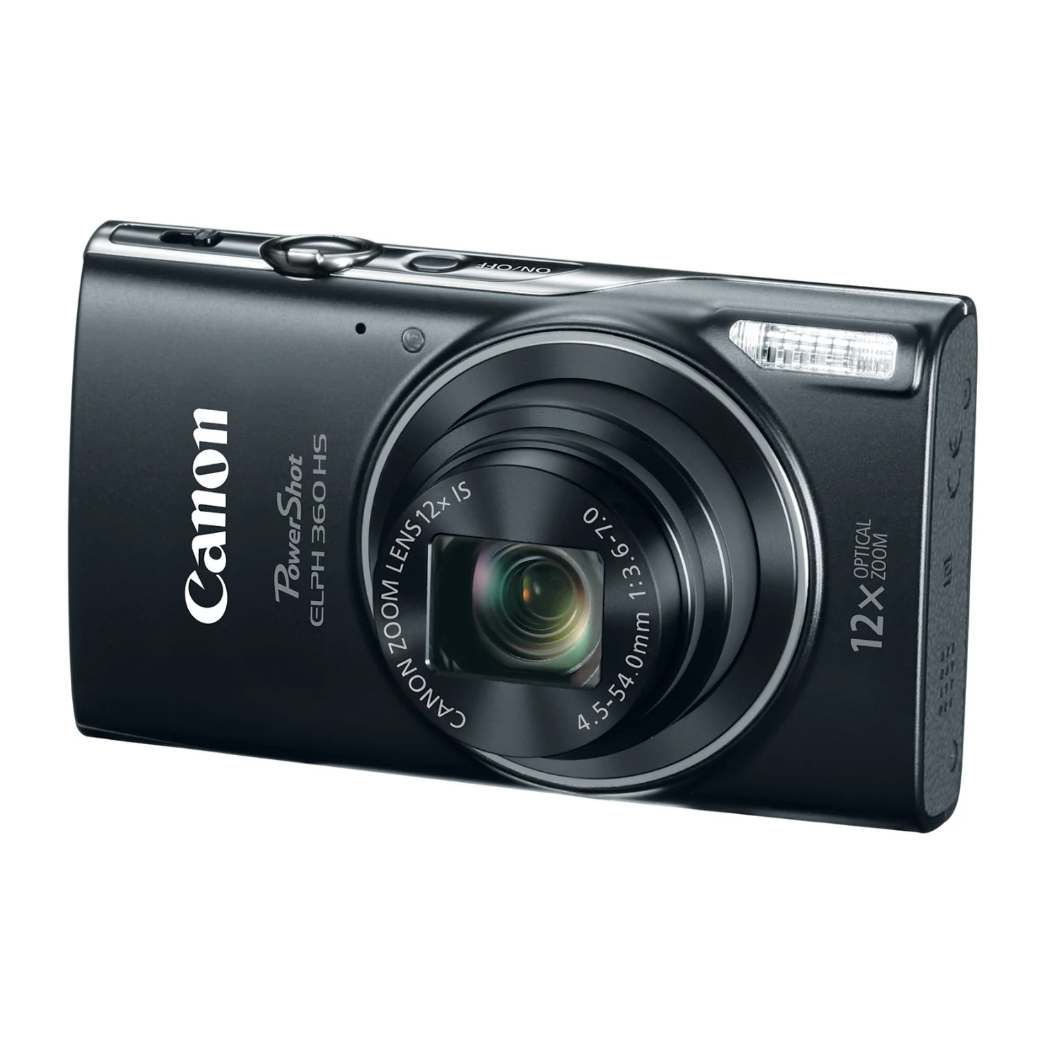 Canon PowerShot ELPH 360 HS 20.2 MP CMOS Sensor Digital Camera (Black) Bundle - Image 3