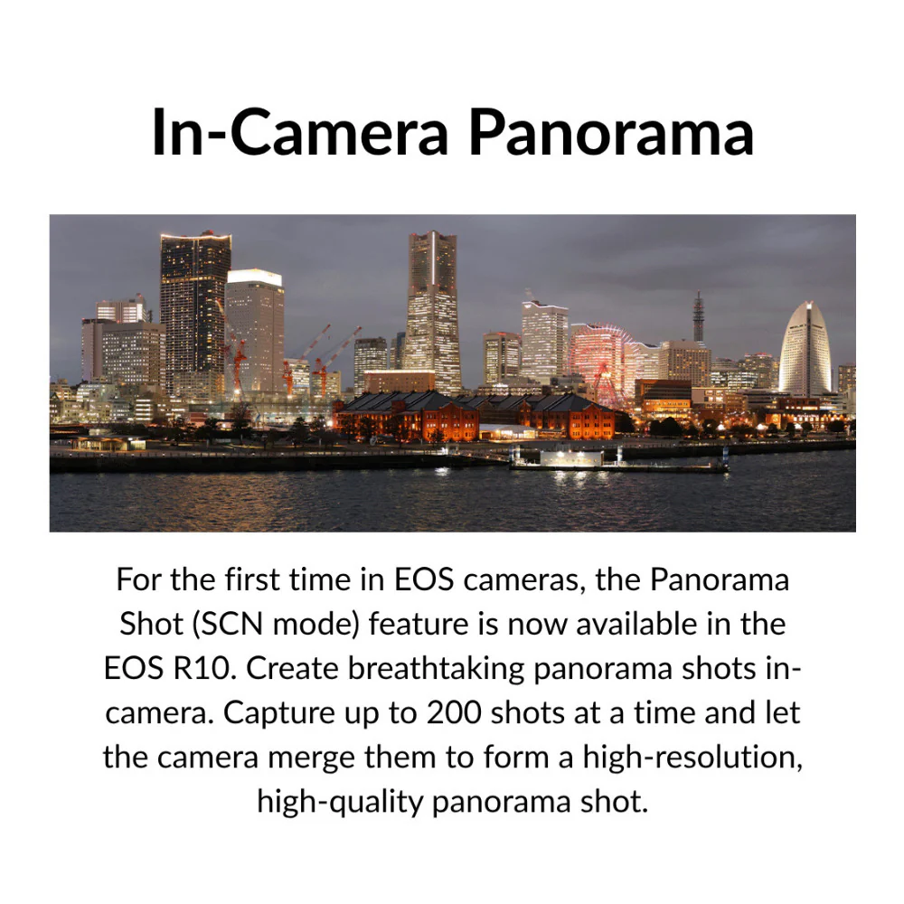 Canon EOS R10 Mirrorless Camera with RF-S 18-45mm Lens Kit and Accessories - Image 3