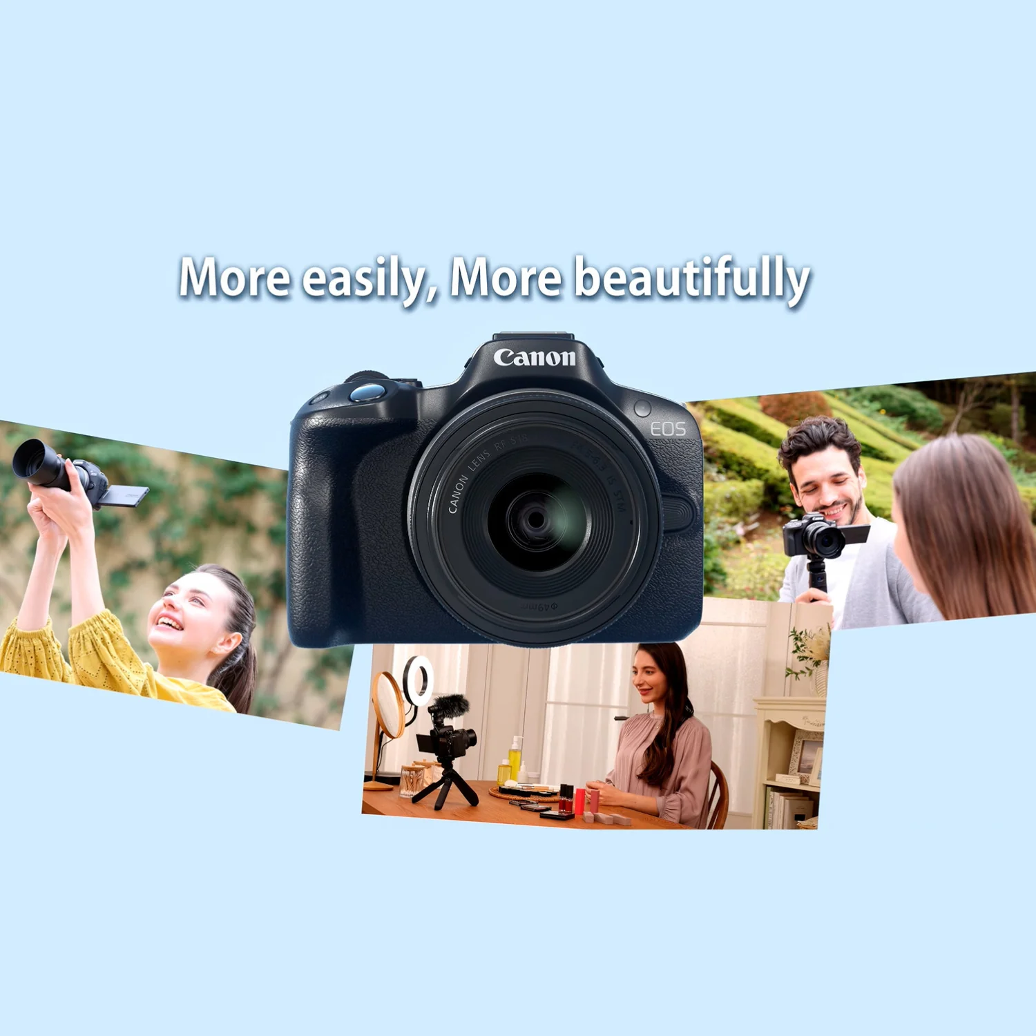 Canon EOS R50 Mirrorless Camera with 18-45mm Lens (Black) Bundle - Image 9