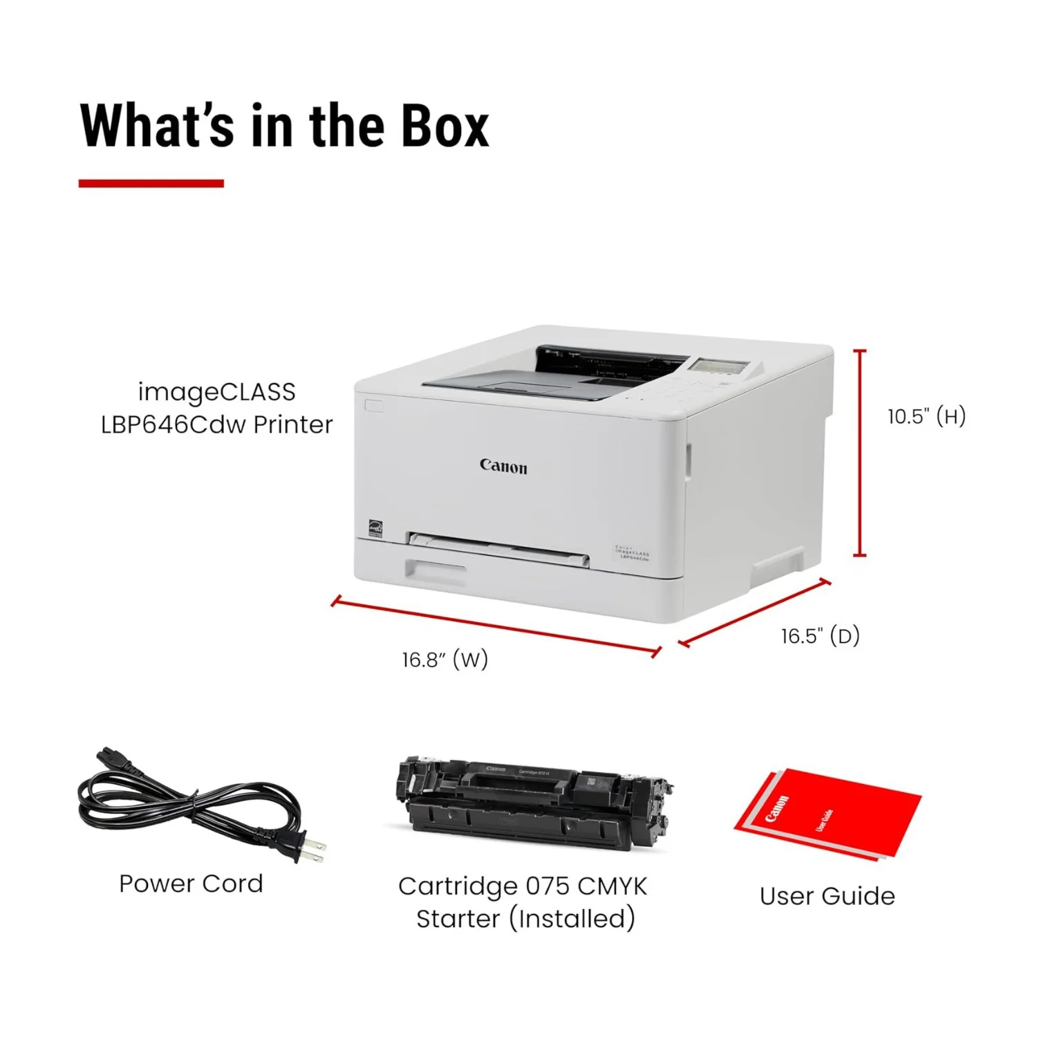 Canon Color ImageCLASS Wireless Laser Printer 26 PPM Duplex (White) - Image 8