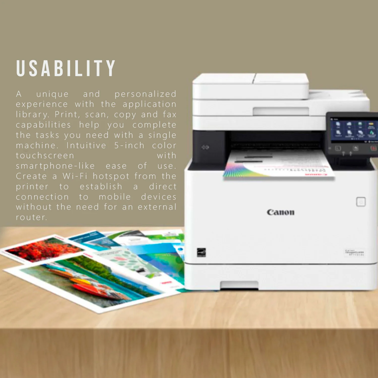 Canon Color imageCLASS MF644Cdw Laser Printer (White and Black, Refurbished) with 4 x Toner Bundle - Image 3
