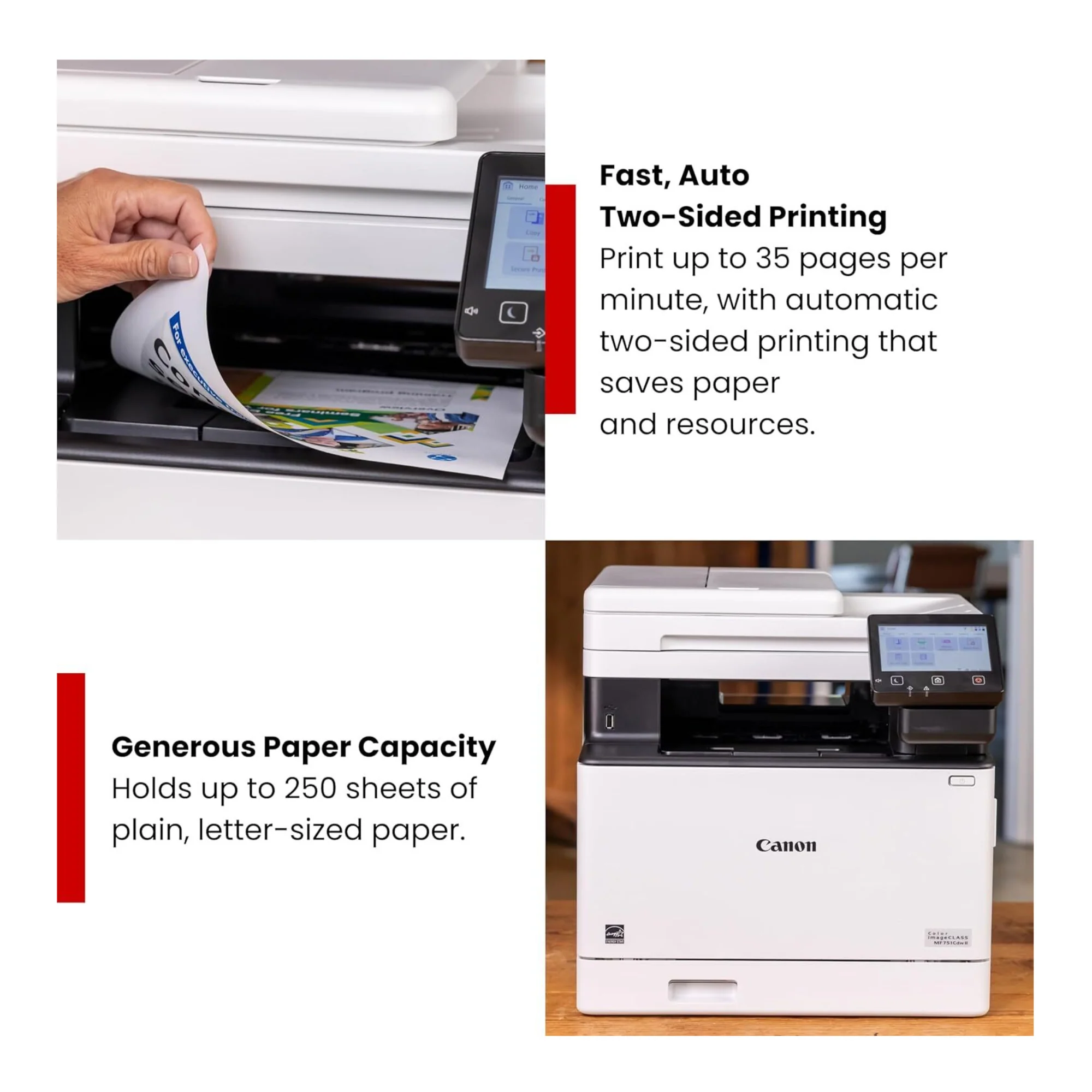 Canon Color imageCLASS MF753Cdw II Wireless Duplex All-in-One Laser Printer - Image 3