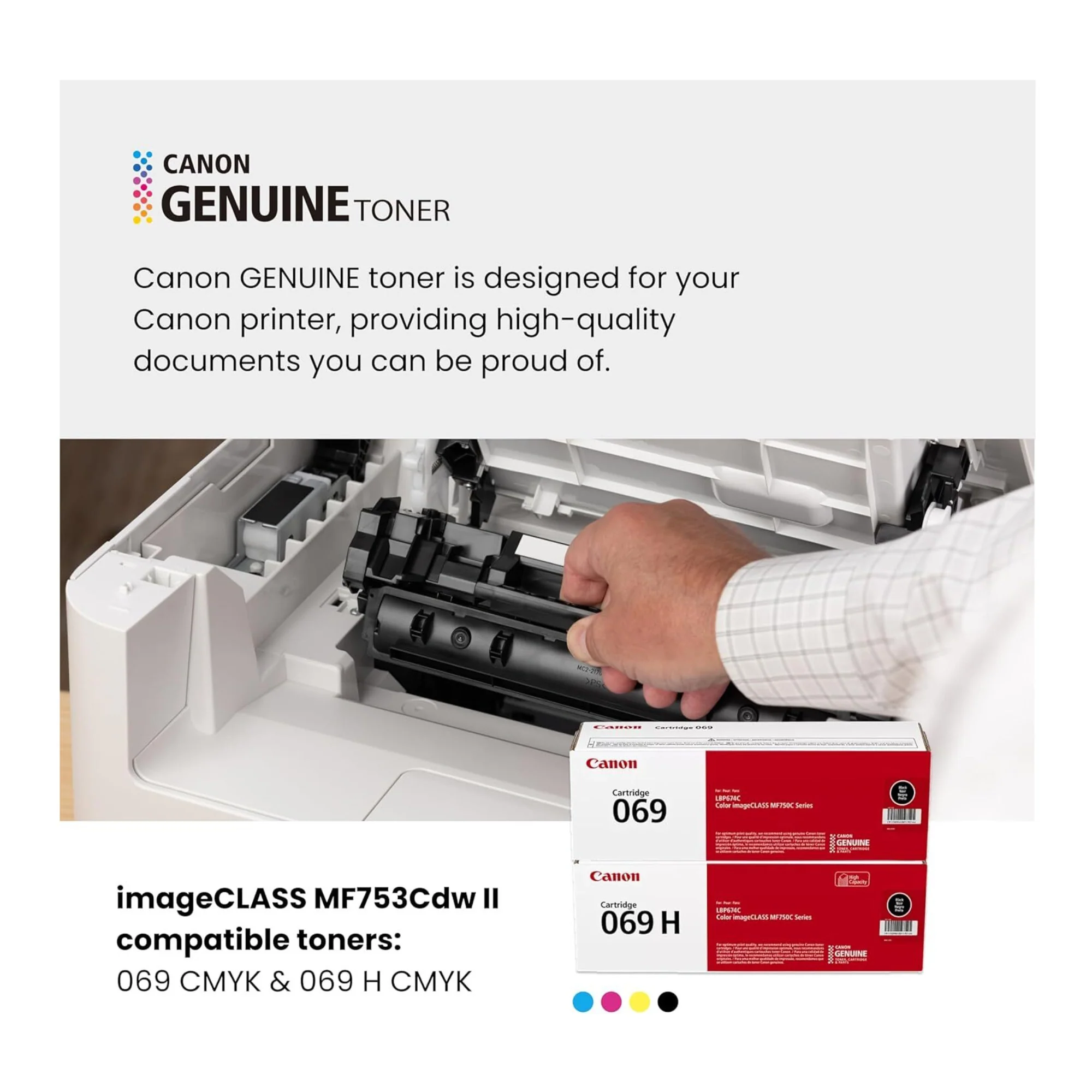 Canon Color imageCLASS MF753Cdw II Wireless Duplex All-in-One Laser Printer - Image 6