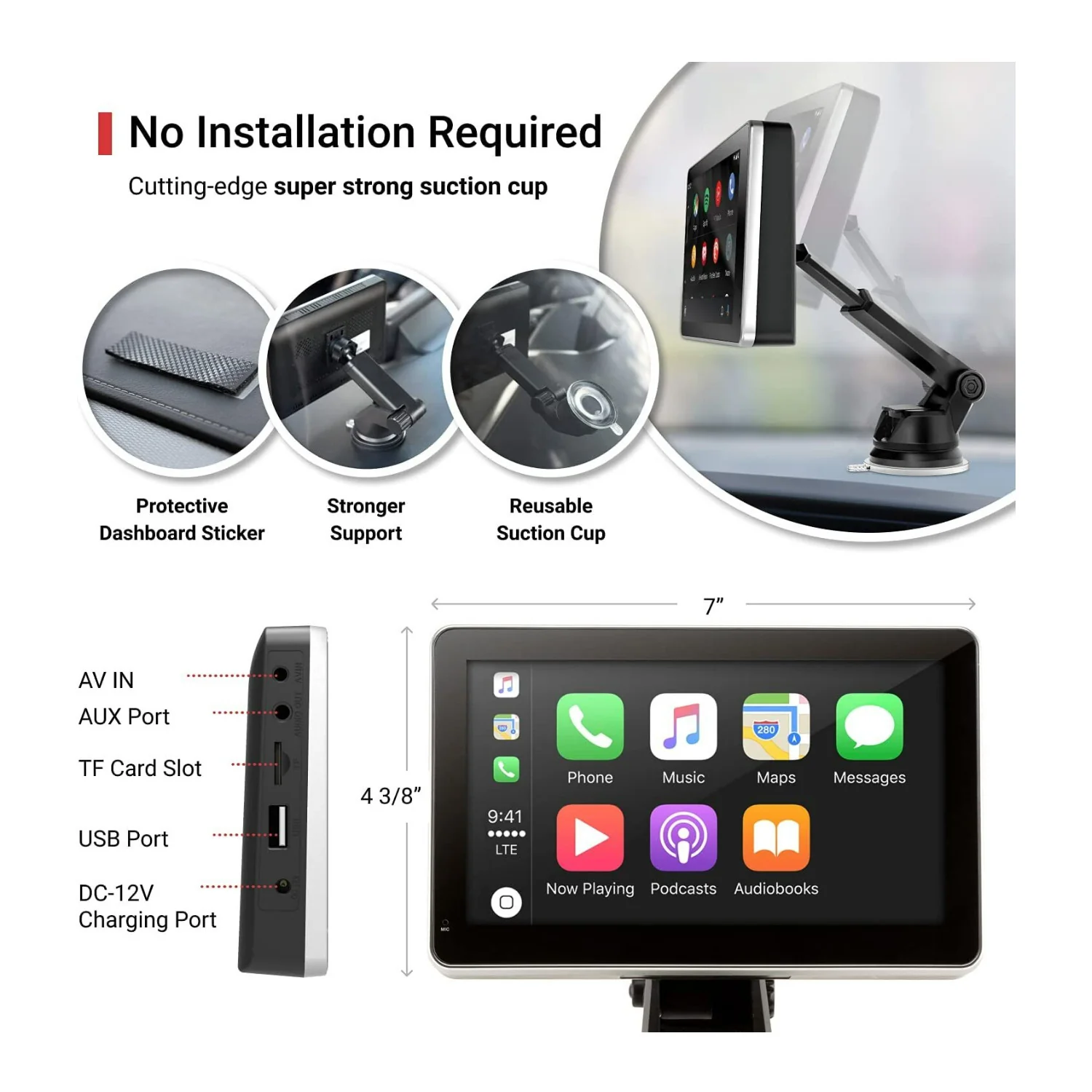 Car and Driver Intellidash 7-Inch IPS Touchscreen Bluetooth Simple to Install Multimedia Player - Image 4