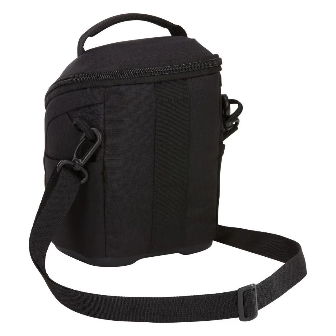 Case Logic Viso DSLR and Mirrorless Camera Shoulder Bag with Molded Water-Resistant EVA Base (Black) - Image 3