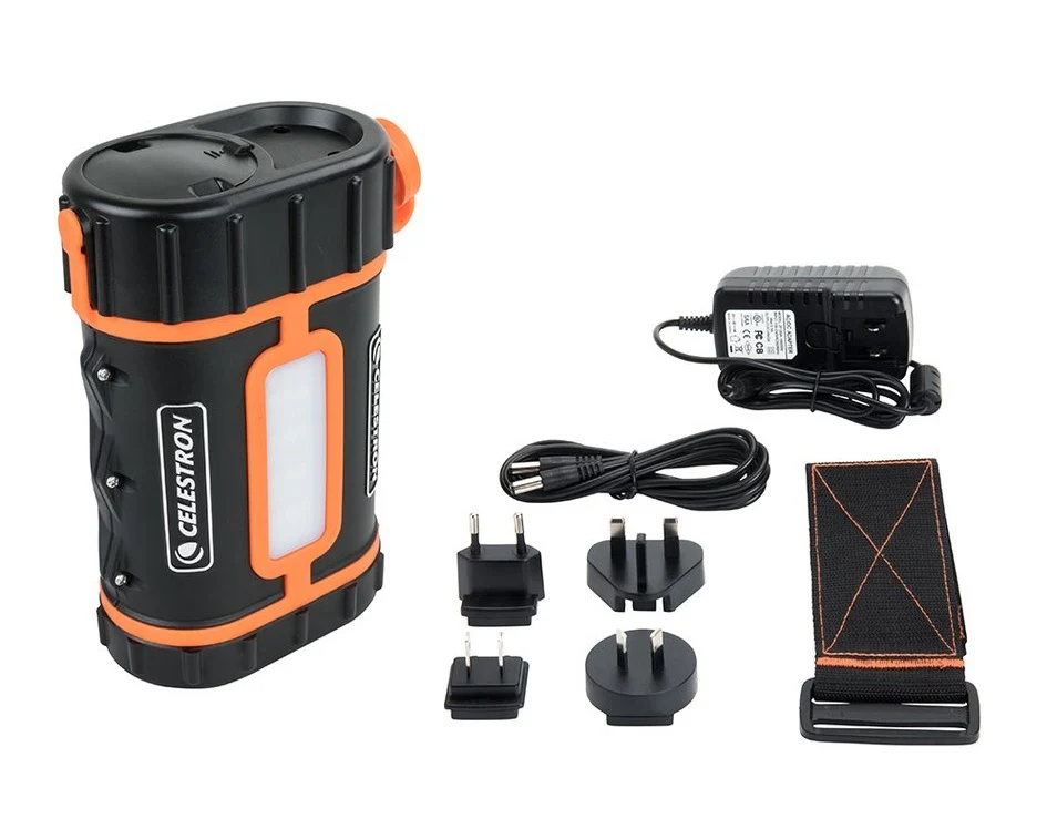 Celestron PowerTank Lithium Pro Power Pack with LED Panel, Telescope Power Port, and 2 USB Ports - Image 5