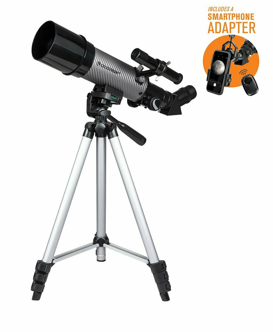 Celestron Travel Scope 60 DX Portable Telescope with Smartphone Adapter and Backpack - Image 8