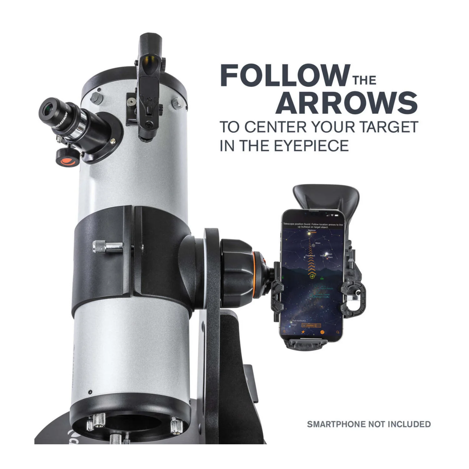 Celestron Starsense Explorer 114mm Smartphone App-Enabled Tabletop Dobsonian Telescope - Image 6