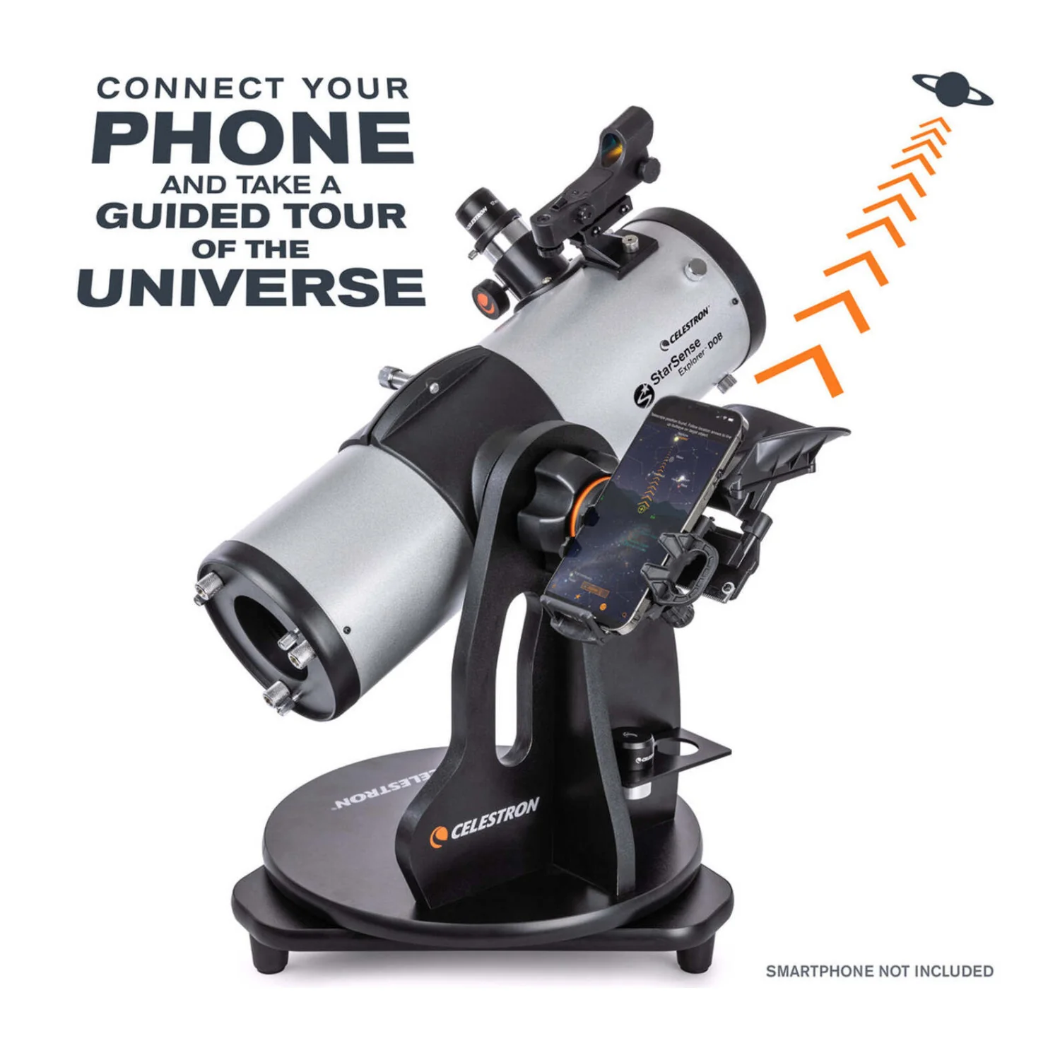 Celestron Starsense Explorer 114mm Smartphone App-Enabled Tabletop Dobsonian Telescope - Image 7