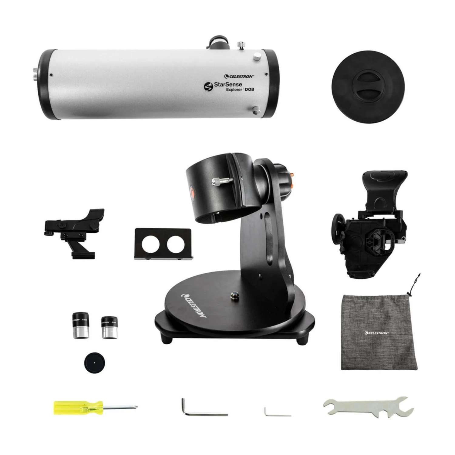 Celestron Starsense Explorer 114mm Smartphone App-Enabled Tabletop Dobsonian Telescope - Image 8