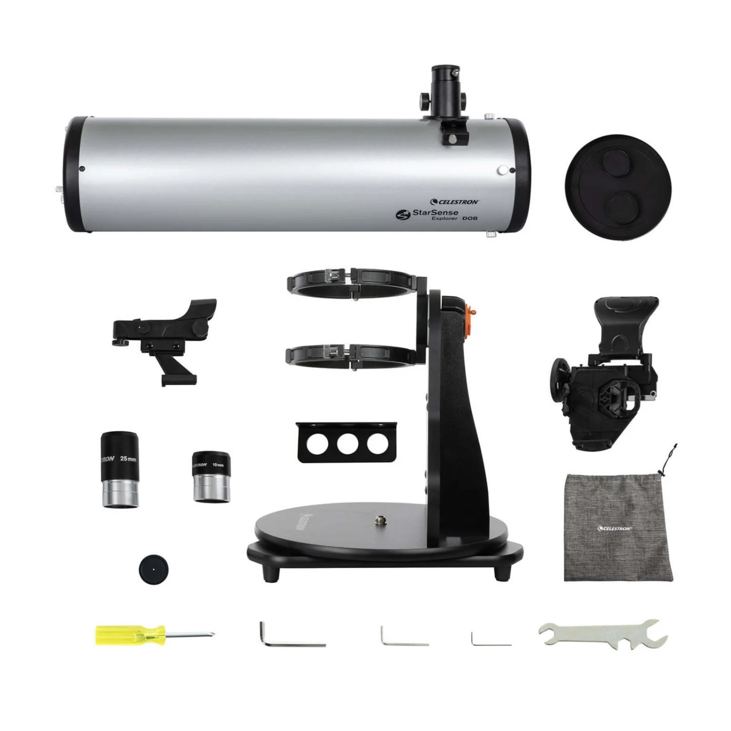 Celestron Starsense Explorer 150mm Smartphone App-Enabled Tabletop Dobsonian Telescope - Image 4