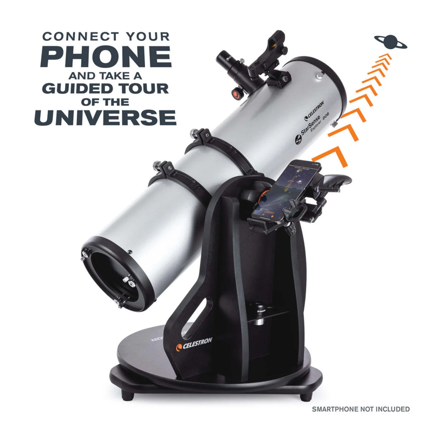 Celestron Starsense Explorer 150mm Smartphone App-Enabled Tabletop Dobsonian Telescope - Image 6