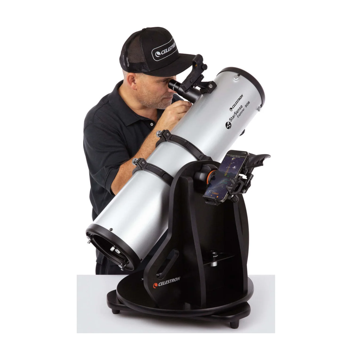 Celestron Starsense Explorer 150mm Smartphone App-Enabled Tabletop Dobsonian Telescope - Image 8