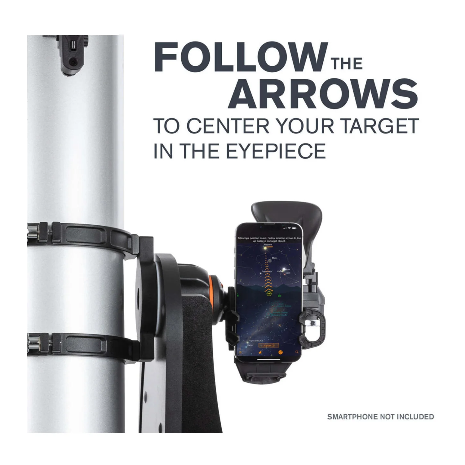 Celestron StarSense Explorer 150mm Tabletop Dobsonian Telescope with Metal Adjustable Tripod - Image 10