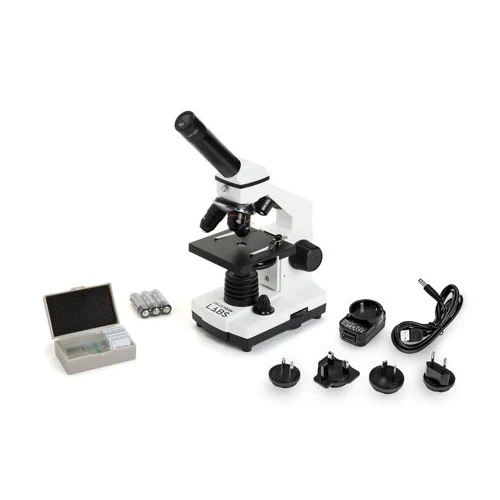 Celestron Labs CM400 Compound Microscope with Rotatable Monocular Head - Image 7